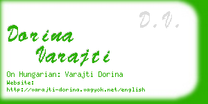 dorina varajti business card